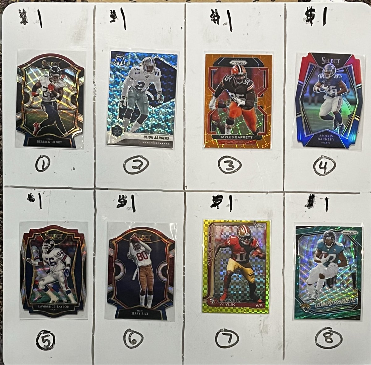 CardsWads's tweet photo. NFL parallels for $1 https://t.co/9k7a6N1lcc