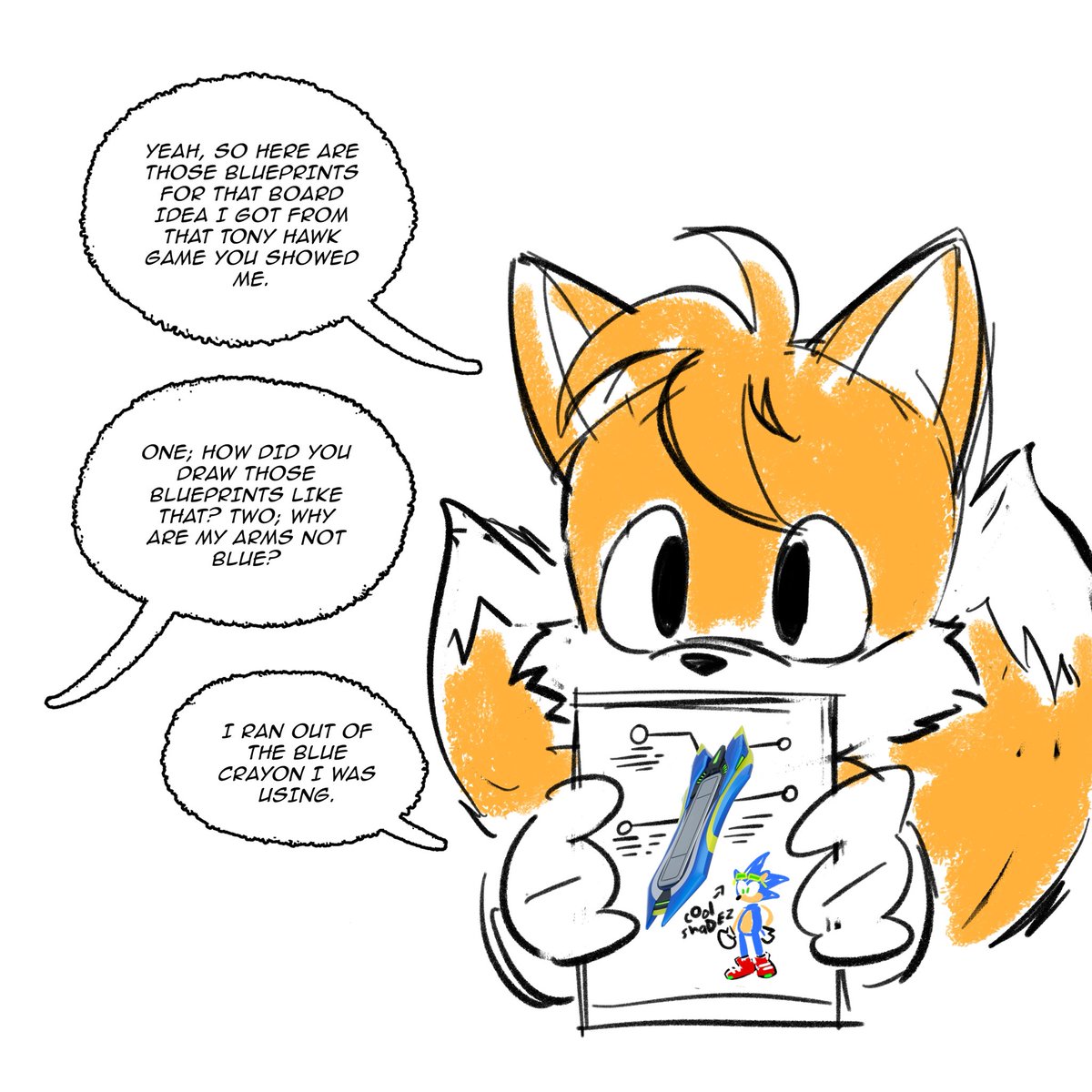 chuelectrico20's tweet photo. I have my own running joke with movie tails drawings
#sonic #Sonicthehedgehogㅤㅤㅤ https://t.co/bkQpbgTlAQ