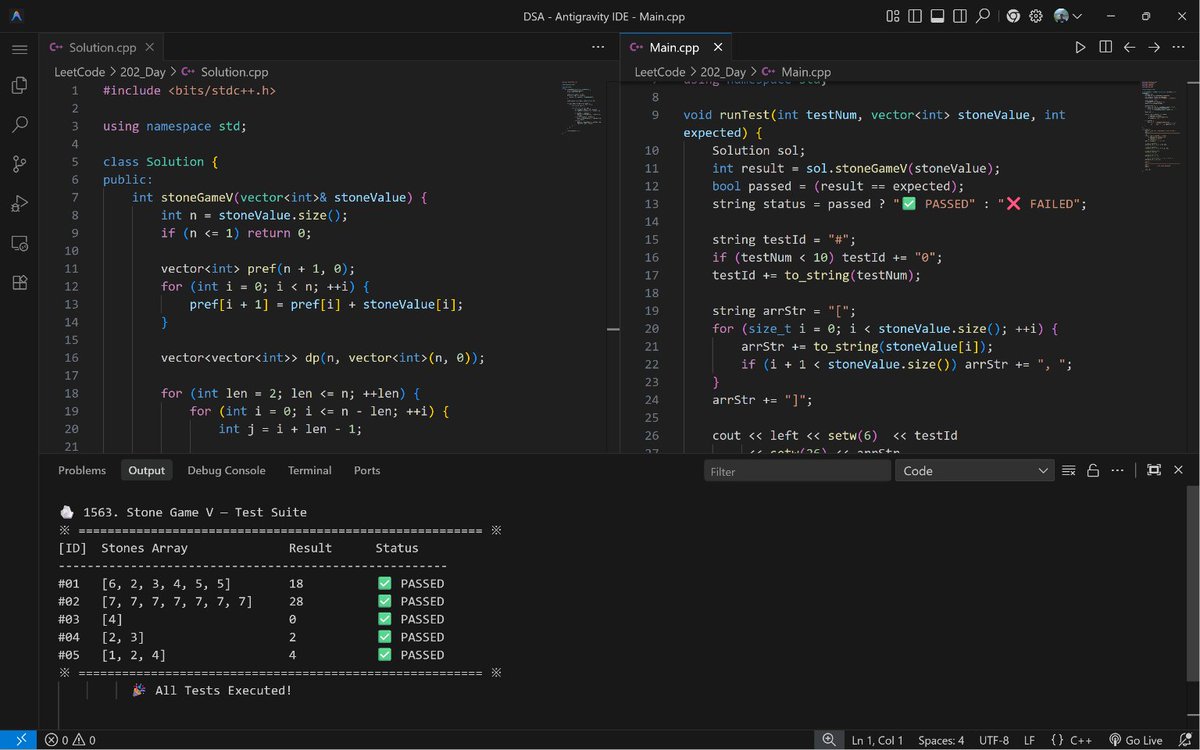 PankajB42550's tweet photo. 🚀 #Day 202/100 – Snake and Ladder Problem(@LeetCode)!

💡 Key: Model as unweighted graph → BFS for shortest path. Each dice throw = edge. Track snakes/ladders via mapping.

✅ O(n²) | O(n²)

@CoderArmy #DSA #BFS #Graph #SnakeAndLadder #DAY202 https://t.co/76Rfv94I2G
