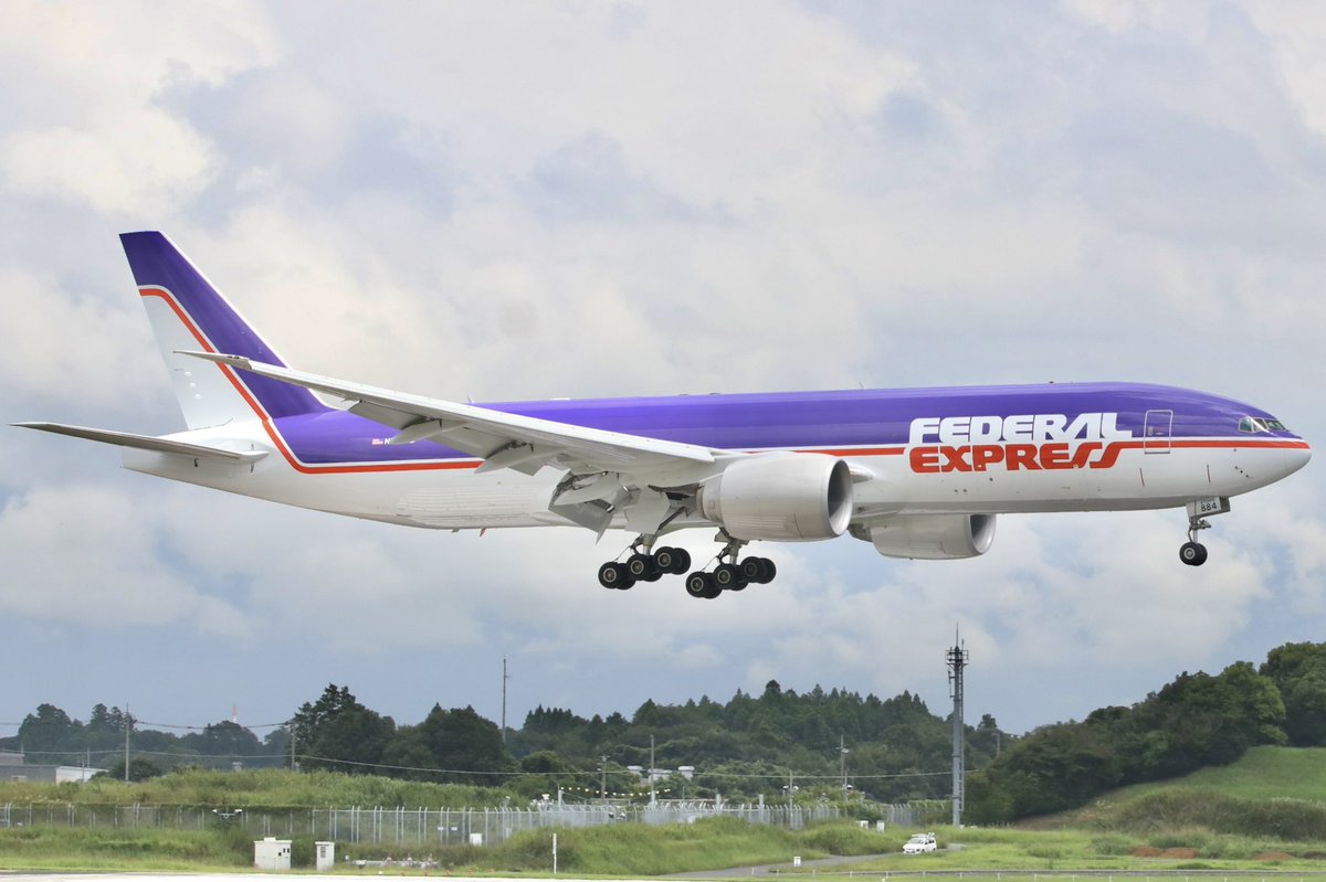ASHIMO5790983's tweet photo. 2026.8.17.MON
ANC✈��NRT 
FedEx B777-FS2 N884FD Retro Livery

㊗️成田初飛来㊗️ https://t.co/6tE1Ipxjac