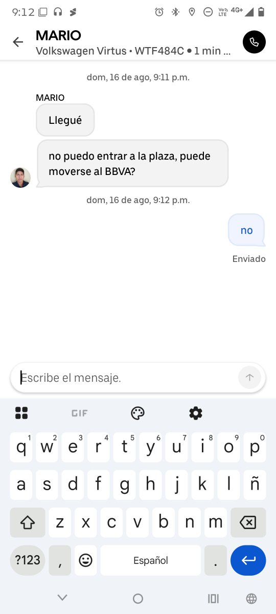Lori2689's tweet photo. @Uber_Support que onda con tu chófer ? Y encima me cobras por cancelación que es culpa de él??? https://t.co/6oE1WWsoQH