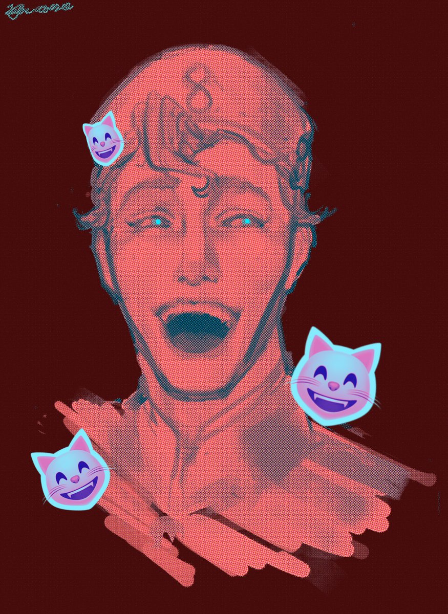 1618Forgotten's tweet photo. #doorman meowhahaha 有参考，继续尝试摸清楚脸部结构的练习 https://t.co/aaMZBjIVBu
