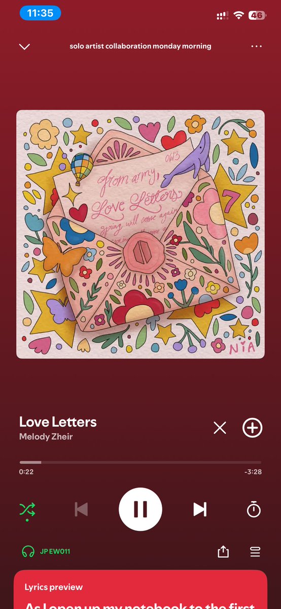 jungkookmic's tweet photo. DID I JUST FREAKING KNOW THAT LOVE LETTER IS IN SPOTIFY. GOSHHHHHHHHHHHGGHHHHHHGH 😭🫶🫶 https://t.co/JjKgOoLUJO