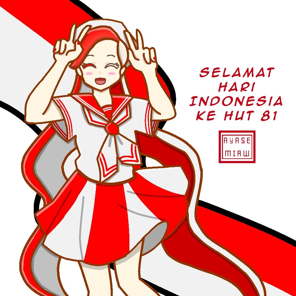 ayasemiaw's tweet photo. Indonesia merdeka!
.
Selamat HUT ke-81 https://t.co/1jyg2vL7wN