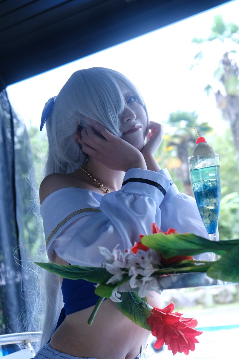 yukina07358562's tweet photo. 【Cosplay】
Fate/GrandOrder/アナスタシア（水着）

❆♔.•*¨*•.* 

水分補給できてる？休息も遊びには必要よ

                                                       .•*¨*•.*♔❆

📸:ランサー（@ranransaa1 ） https://t.co/o6Jgdm1ZOy