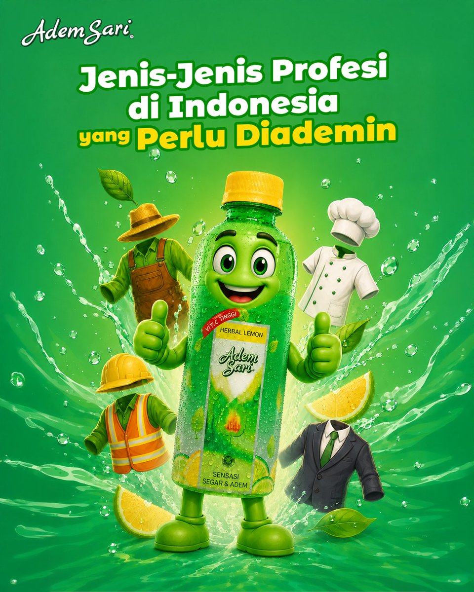 AdemSari_ID's tweet photo. Hmmm... profesi apalagi ya, Geng? 🤔 https://t.co/jBb9t0e6df