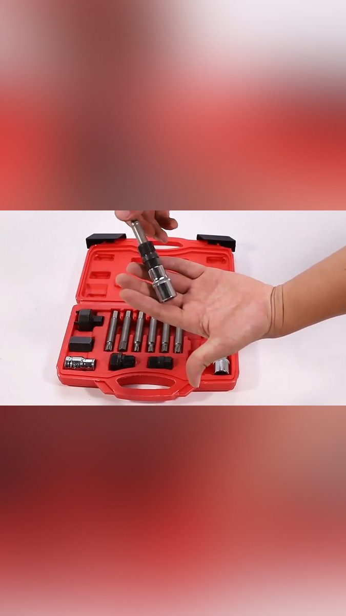 wiggle198's tweet photo. ππ§ Essential Alternator Pulley Tool Kit!
Chrome vanadium steel, wear-resistant and durable. Multi-size sockets fit various vehicles, no need to remove the alternator for fast maintenance! β¨
Welcome to inquire!
#AutoRepair #CarTools #fyp #foryou
https://t.co/hHIe6ZI39A https://t.co/qPX2UcKaCs
