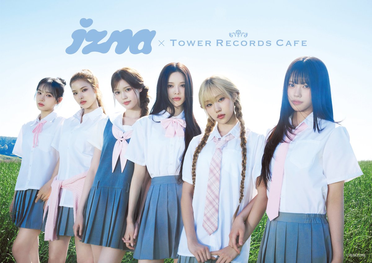 izna × TOWER RECORDS CAFE】 待望の日本デビュー&JAPAN 1st MINI