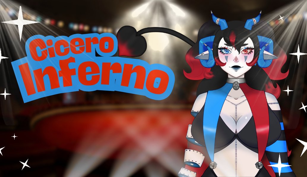 SeacucumboTrain's tweet photo. ATTENTION ALL PASSENGERS!!

Now introducing our next conductor...

The amazing @CiceroInferno, the clown demon vtuber!

Thank you so much for joining us on our journey! https://t.co/UliTpo85ts