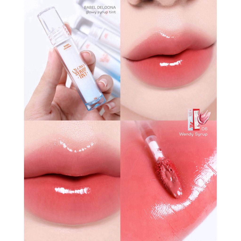 Iampspspy's tweet photo. ลิปไซรัปบาเบล BABEL DELOONA GLOWY SYRUP TINT ลิปกลอสทินต์ทิ้งสเตน (2g.) Shopee: https://t.co/xwmAlJYdh7 https://t.co/HOzHR0Qtwx