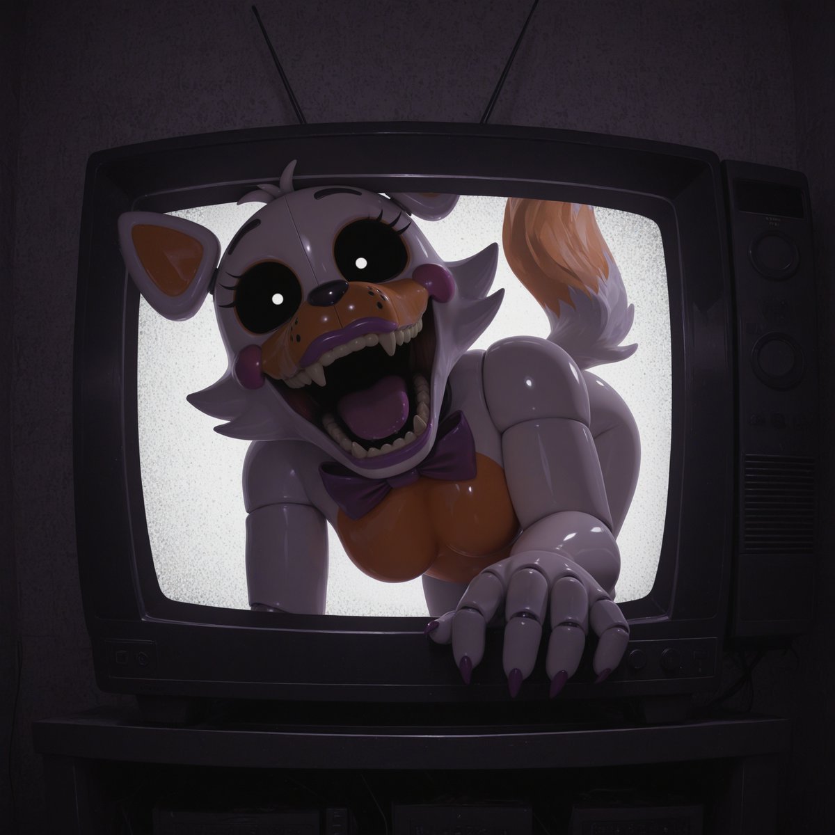 VatticxSylvia's tweet photo. 3d Lolbit Coming out of a TV by Mama Ruth from whichever Five Nights at Freddy she is from
#fanf #lolbit #fivenightsatfreddys #mamaruth https://t.co/7bleyCfEbI