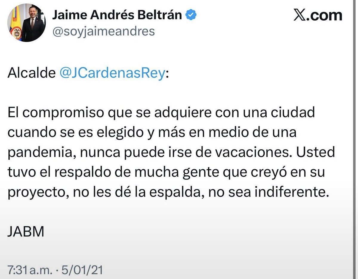 dejameavanzar's tweet photo. @loretvcomunita @JuanGaviriaM @SebastianNohra @soyjaimeandres @DesigualCol @ABDELAESPRIELLA Del ex-concejal al ministro: https://t.co/p2tA3dTFOo
