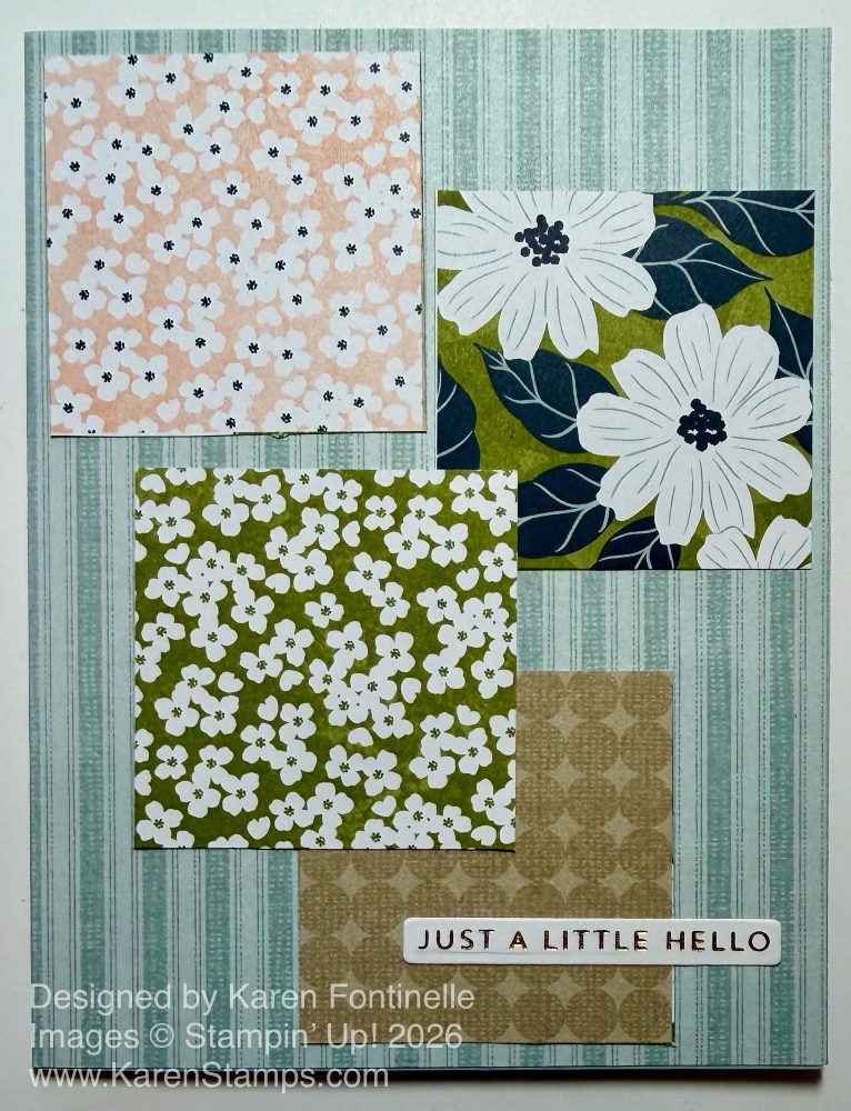 KarenStamps's tweet photo. Make this easy card with the small squares on the cut-apart sheets in the Lovely Blossoms Designer Series paper, now on sale in the Stampin' Up! Online Store during August!
https://t.co/f4aWnJjn2E #stampinup #cardmaking #handmadecard #papersale #craftsupplies #hotfoiling #cards https://t.co/bISOJjTdYf