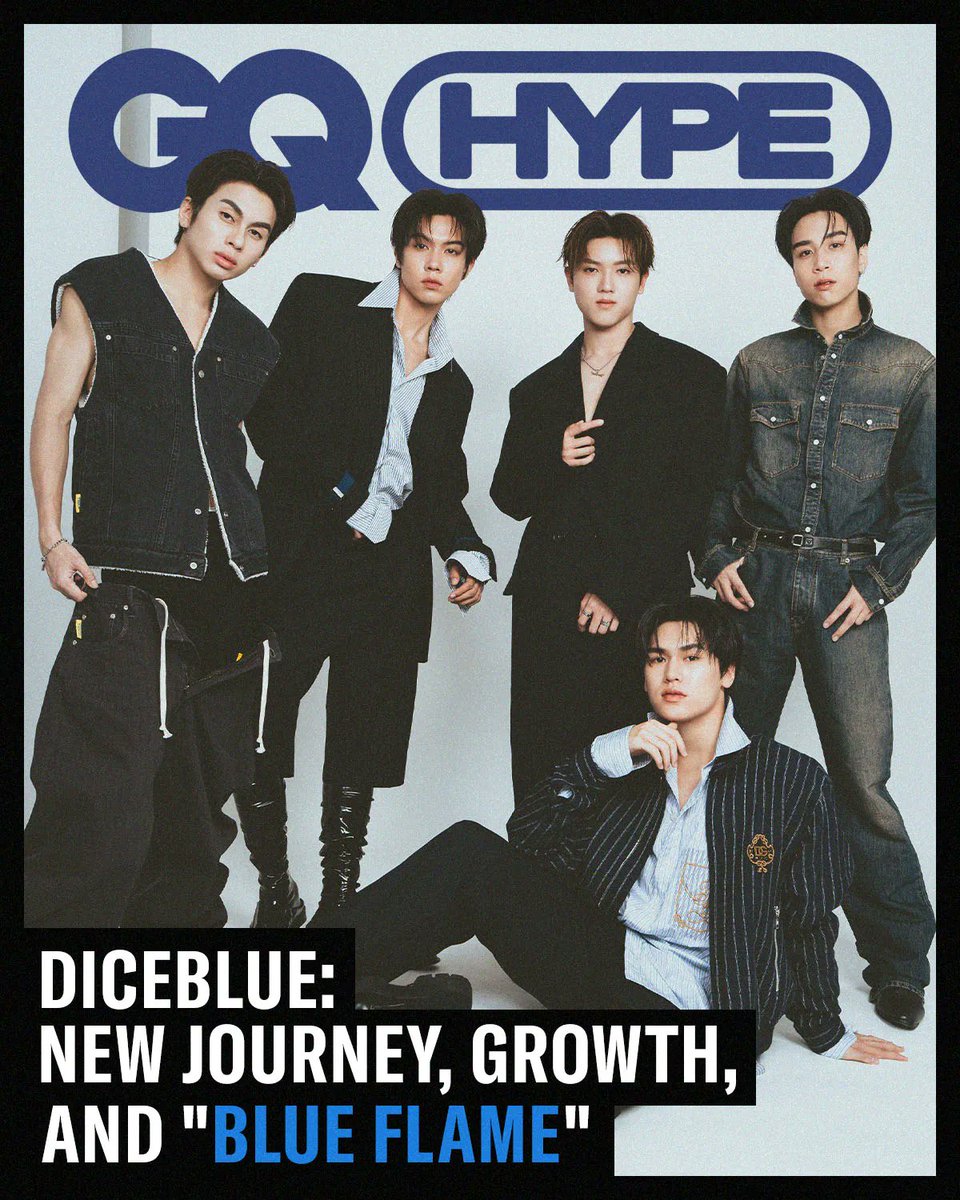 DICE_SONRAY's tweet photo. DICEBLUE: การเดินทางครั้งใหม่และการเติบโตในวงการ T-POP #GQHypexDICEBLUE 〰️

ทุกคนสามารถตามอ่านบทสัมภาษณ์จากพวกเรา #DICEBLUE ได้ทาง
🔗 : https://t.co/xo8jg0WPJ2 

#GQHype #GQ
#GQThailand
#DICE_SONRAY
#SONRAYMUSIC https://t.co/X9Beb2tWow