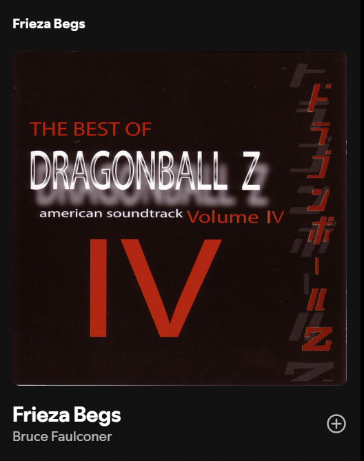 DragonBallPee's tweet photo. Daily Juice of Bruce 🥃/ #notegoat 🎵🐐
Faulconer 👑 is coming 🐦⬛
Volume IV: "Freiza Begs"
https://t.co/rCbCV9ZwTr (On mobile, it may ask you to hit Play, then ask you to "Get The App." If Spotify is installed, "Get The App" should automatically load Spotify and pull the song up.)📱
Bruce Faulconer made his canon debut in the Pee Universe on 08/08/2026, and the Daily Juice of Bruce 🥃is aimed to help promote his Spotify and increase general Bruce Faulconer awareness. This is our most consistent way of supporting the One True King on his quest to dethrone the tyrannical warmonger known as Taylor Lannister from the Billboard Top 100.
If you appreciate Bruce Faulconer's musical contributions for the "Classic Era" of Dragonball Z that we grew up with, please consider liking this post or seeing Bruce's Gooses below for more information about joining the Pee Warriors.
🛑This is one of his lesser played songs, but the tension is there the entire time. The beginning should be recognizable, the "best part imo" is around 1:50 so give it a listen :)