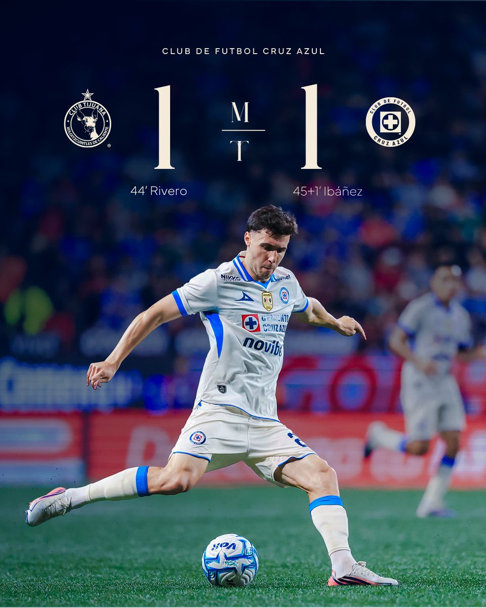 CruzAzul's tweet photo. Medio tiempo y todo igualado.

¡Vamos por el triunfo en la segunda mitad! 🚂 https://t.co/Zv0qlQ4vwh