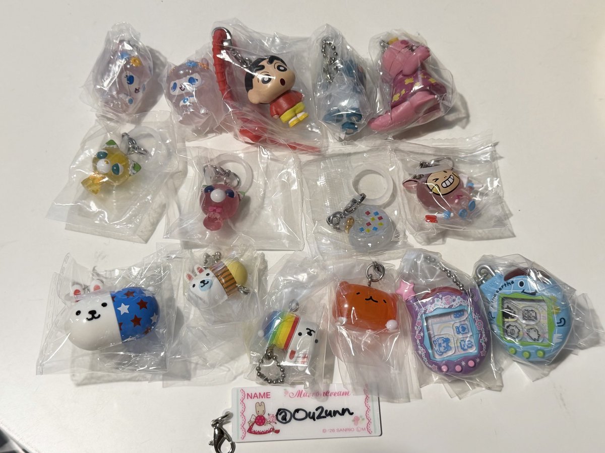 Ou2unn's tweet photo. ガチャガチャ めじるし 交換

【譲】1.2枚目
サンリオ エモきゅん カラとも こんぺいとう くだもの

【求】固ツイ他 異種交換⭕️
買取価格➕送料(2つからのみ)
くだもの ケロケロ キティ＞なんでも検討

郵便でのお取引📮
DMリプライお待ちしております✉️ https://t.co/gatGQzccD9