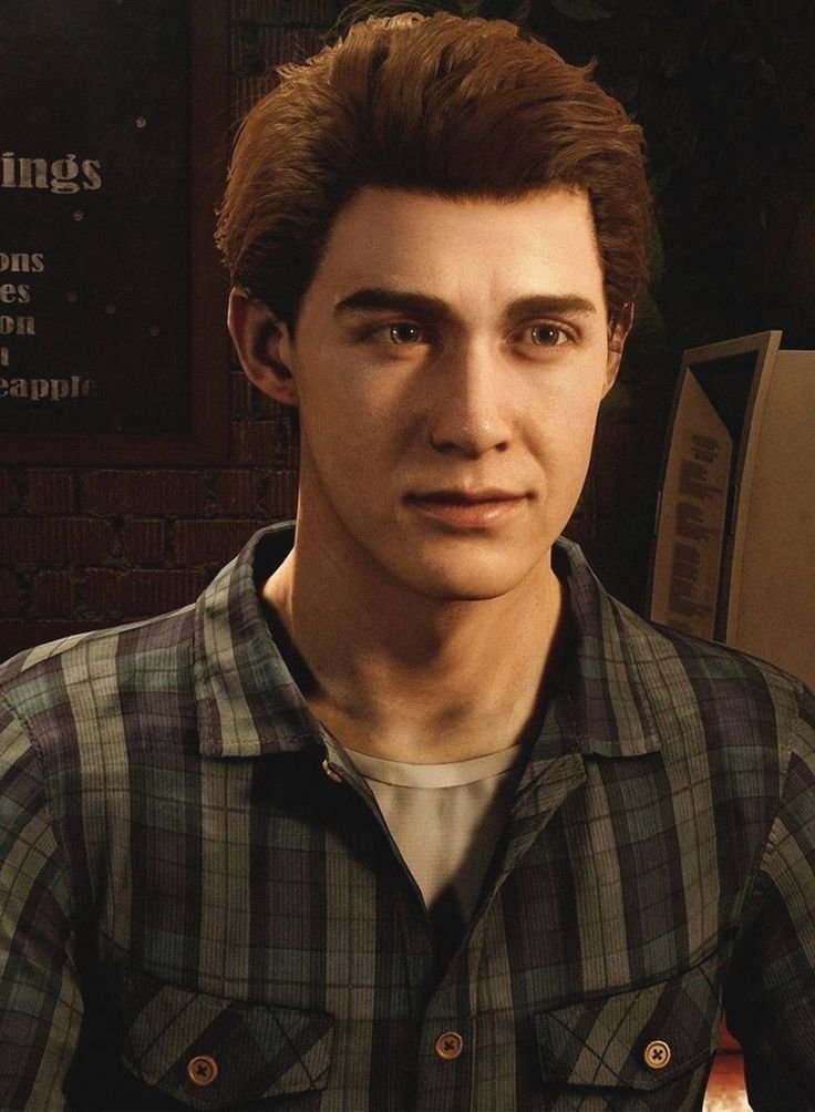 elyelgow's tweet photo. Pior que eu não entendi por que a Insomniac Games mudou o visual do Peter e da MJ no Spider-Man 2.

O visual deles era bem melhor no Spider-Man 2018. https://t.co/OQ5oUktu06