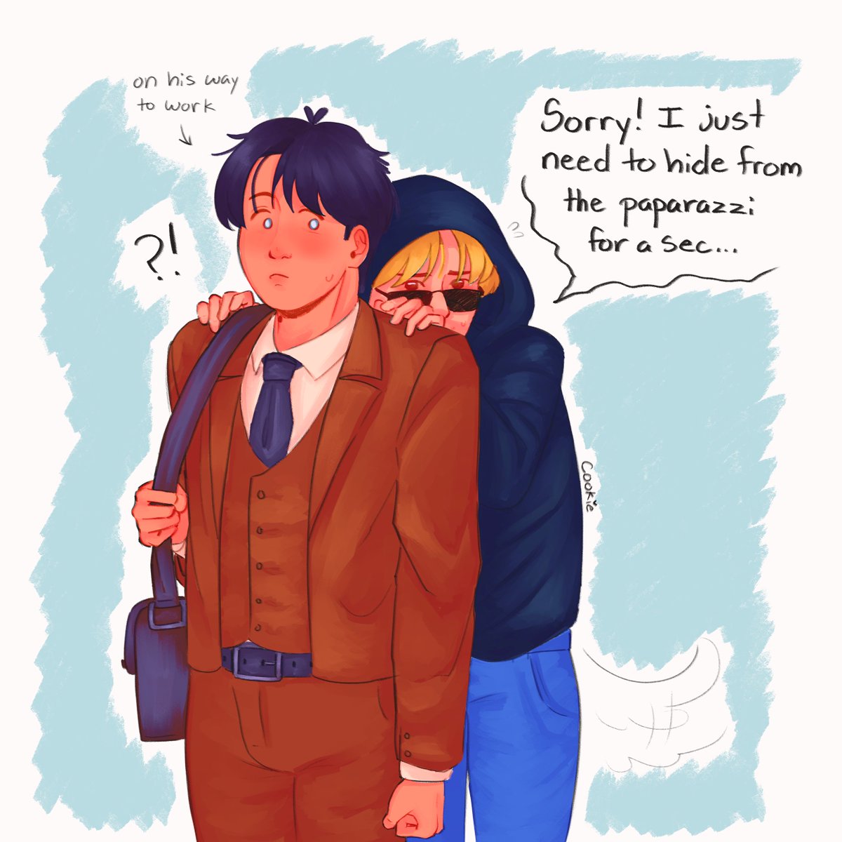 Cookie_Kuuu's tweet photo. Very rusty in this style, but I had to - 🌱 https://t.co/5xsaJZE1K8