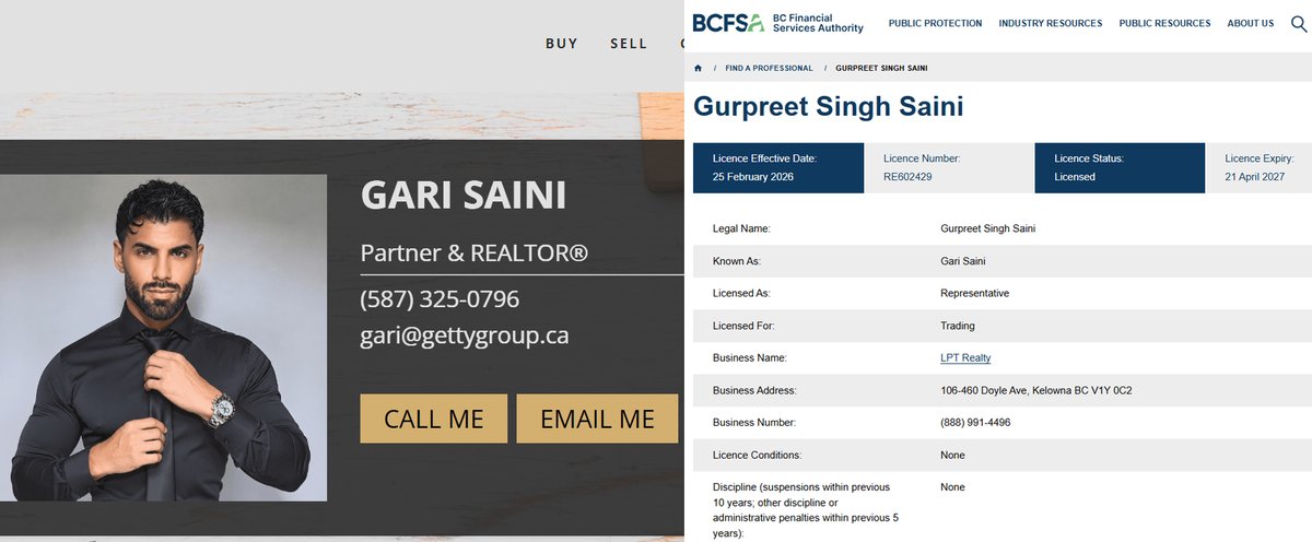 l3v1at4an's tweet photo. Gurpreet “Gari” Singh Saini @SainiGari is a Kelowna BC based Partner & Realtor with Getty Group, a subsidiary of @lpt_realty. He is registered with the @BCFSAOfficial under License No. RE602429.

Gari Saini believes Judaism in Israel is part of “pedophilia, 6 genders, and getting your little pee pee sucked by a rabbi after circumcision”, which also makes one a “Zio Epstein supporter.”

Gari Saini thinks the Jews “learned nothing from the Nazis”, a rationale for the Holocaust to have taken place in the first place as a lesson that should have been learnt.

Gari Saini refers to Israelis as “terrorists” and uses the common Jewish trope of the Rothchild banking system that “enslaves” the world.

This is a Notice of Public Interest to the Jewish & Israeli community of Kelowna to avoid buying or selling their homes with Gari Saini, Getty Group or LPT Realty given who the type of antisemitic individuals they employ.

All materials provided were obtained via publicly available sources & does not contain any forms of private media.

@iSellCalgary @REWTS_lpt