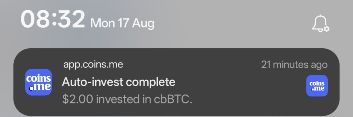 TwinKeens's tweet photo. Day 311 of SIP in cbBTC (BTC) , Using https://t.co/fvishJIBCd .
@coinsme_HQ @P2Pdotme @p2pdotfound
#SIP #coinsdotme #p2pdotme https://t.co/4IyxjA3QOb