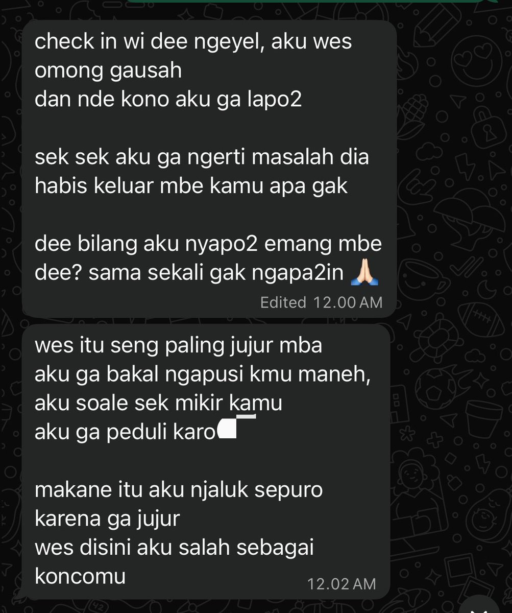 chewrybie's tweet photo. bukti dia mengakui pernah cekin🫸🏻
emang lu bayi kah bisa dipaksa2 🫩 hadehh ada2 aja kelakuannya. https://t.co/H7OyVmaWzk