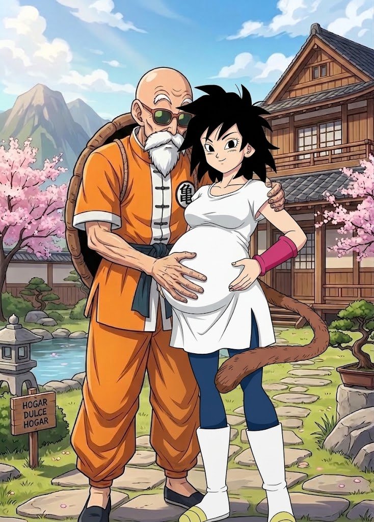 Hetagovi396's tweet photo. Mientras tanto en una línea temporal donde Gine sobrevivio.
Parece que Kakarotto ascendera a hermano del medio.
#Gine #Roshi #Dragonball #DragonBallZ #dragonballfanart #fanart #DragonBallSuper #art #iaart #waifu #Fanarts #sfw #anime https://t.co/C4pbNDaOOB