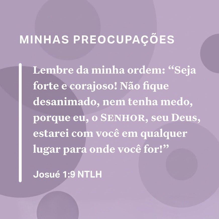 MensageirodaPa6's tweet photo. Josué 1:9 
Você nunca está sozinho, e não há nada grande demais que o Senhor não possa resolver. Deixe essas verdades tomarem conta de você e leve suas preocupações e ansiedades a Ele. https://t.co/q8D4eDRI9q