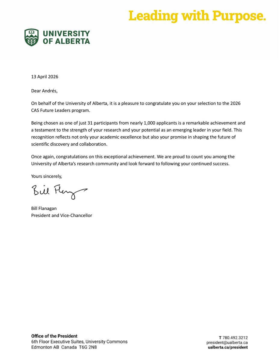 AndresMerino7's tweet photo. Honoured to share that I’ve been selected as one of the 2026 #CASFutureLeaders and featured by C&amp;EN. Grateful to CAS and ACS for this opportunity to grow in science leadership, and excited to head to Columbus and Chicago for CAS and ACS Fall 2026. https://t.co/pBX9FUjIT1