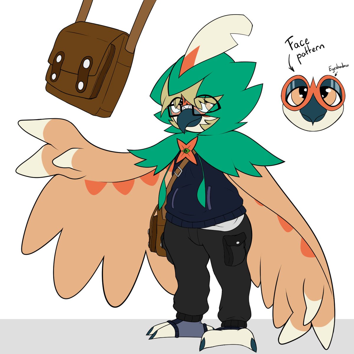 bubbablaze4's tweet photo. @Shion_LobaArt Looks like this might be my chance! Here's Fletcher the Decidueye! https://t.co/vtfeSX2Zgj