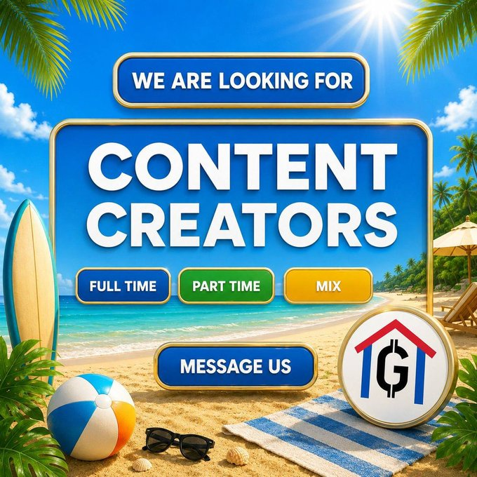GoHome_Token's tweet photo. GM/GN $GOHOME fam       

We are looking for awesome content creators!   

Fill out the application form if you would like to join our team.        
We’re excited to see your creativity and welcome new talent to the $GOHOME community       

https://t.co/OCFGMH84ge https://t.co/XSu8n5b4TU