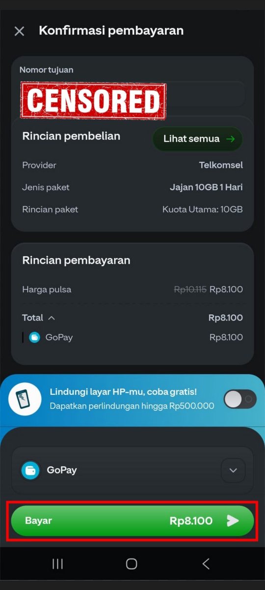 Laurathux01's tweet photo. buat yang kuotanya megap-megap, buruan buka aplikasi gopay sekarang. ada promo kuota serba rp8.100 all operator, terus ada promo rp1 juga buat yang baru pertama beli kuota di aplikasi gopay. jangan sampe kelewatan #GOPAYKUOTA8RIBU https://t.co/4JOiwtZIae