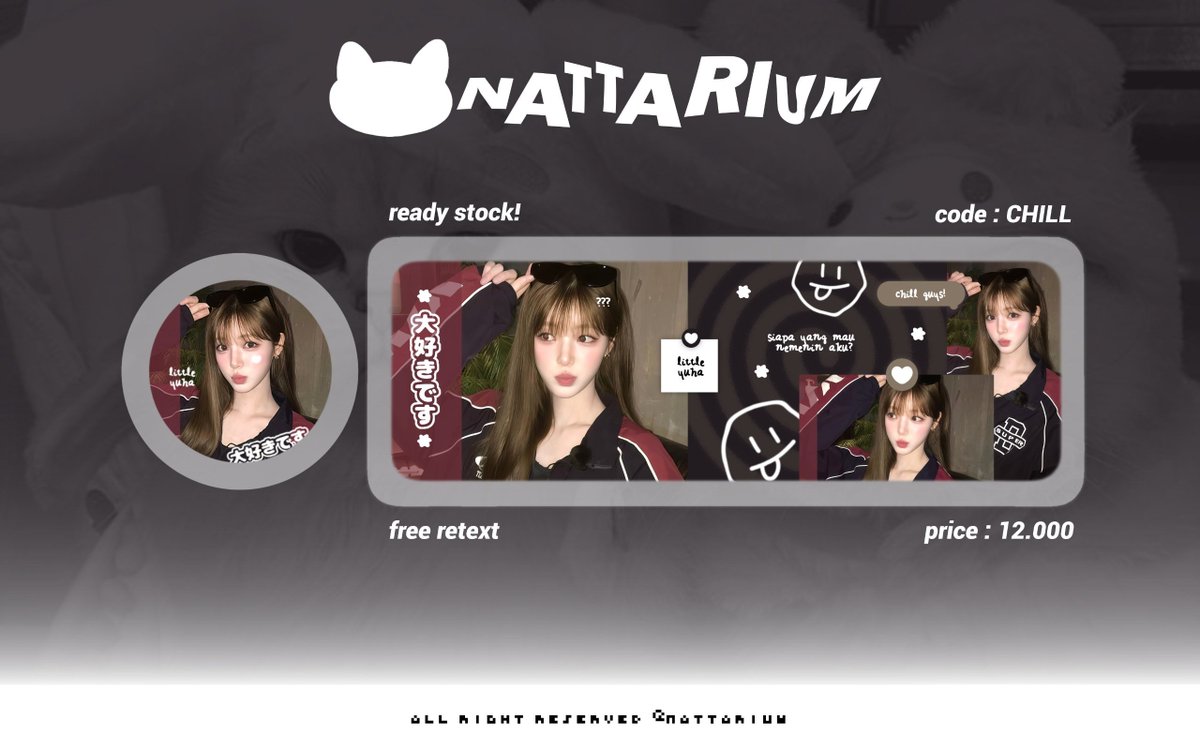 imnattarium's tweet photo. bantu repostnyaw manteman, timakasyii <3

aku punya layout carmen, keonho, yuha &amp;&amp; sangwon dengan harga 12K / each! nyang mau take bisa dm / tele aku iaa . . ayow habiskan 💭 #bealanja 
ㅤ https://t.co/B2ybQeV2xW