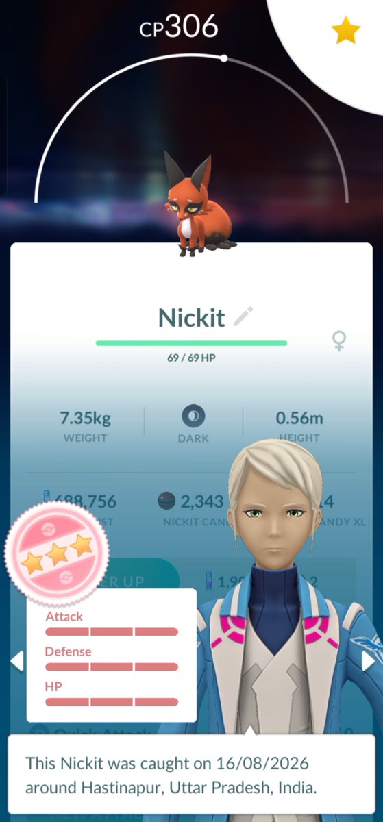 ShantanuR3597's tweet photo. 🦊 Recap - Nickit Community Day
(with @PoGOGhaziabad community)

✨ 14 shinies (2 with background)
💯 1 hundo 
🙂‍↕️ Chill cday, really happy with 14 shinies lol

#PokemonGo https://t.co/kFWUnTlTjC