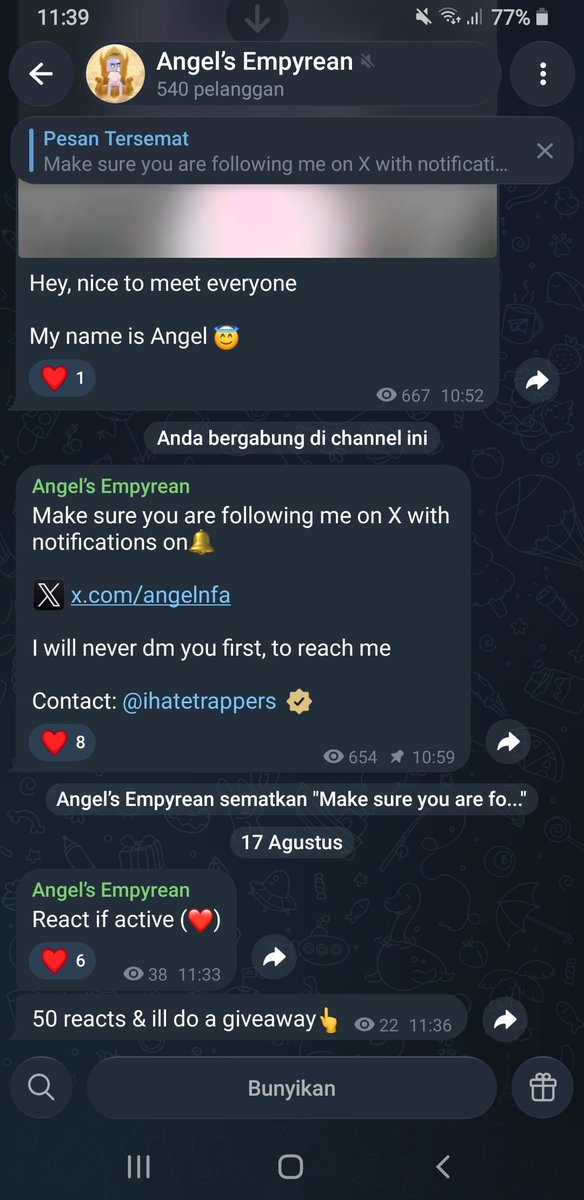 lisasserra's tweet photo. proof fambun on tg https://t.co/cJIQMnSfBH