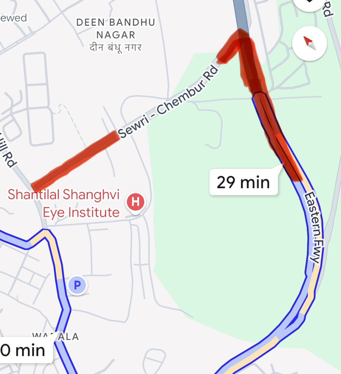 cfmagindia's tweet photo. The Wadala exit ramp off the Eastern Freeway from South Mumbai resembles the surface of the moon! 🌒 A complete car killer despite the taxes we pay. @MMRDAOfficial + @mybmc pls urgently take note. 

After you somehow exit and turn towards Barkat Ali Naka on the Sewri-Chembur Road, double-parked cars/cabs on BOTH sides make commuting a nightmare and access to Dosti Acres & Dosti Eastern Bay nearly impossible.
@MTPHereToHelp, a humble request to please act ASAP! A nightmare for 2000 + residents! 

#Wadala #DostiAcres #EasternFreeway @OfWadala #AntopHill @mlaKolambkar @BalaNandgaonkar @smitadeshmukh