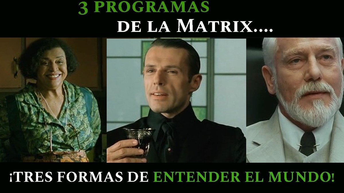 don_kirja's tweet photo. Si prestamos atención, descubrimos que los personajes más importantes de Matrix no son humanos o agentes, son PROGRAMAS como un Word o un Power Point 💻

https://t.co/g7qHKPf4fv https://t.co/F89xiZjSVU