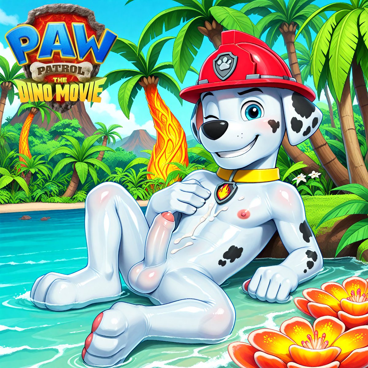 mezzed10's tweet photo. 🚨🚨Escenas inéditas de Marshall en la nueva película de Paw Patrol. No podrás creerlo😱😱
#PawPatrol #furryartist #Furryarwork #Ai #AIart #boys #nsfw #uncensored #furries #furry #PAWPatrolTheDinoMovie https://t.co/liBXCilURr