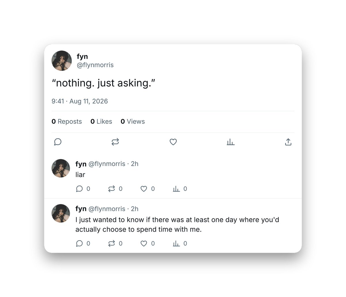 _Seokjinverse's tweet photo. - Was i ever enough?   

A short #taekook au Flyn (th) always believed that if he tried hard enough, Cillian (JK) would eventually notice him. paano kung sa bawat first move niya, mas lalo lang siyang napapalayo? Maybe the real question was never but “Was I ever enough for him? https://t.co/C9hFv5Hzu7