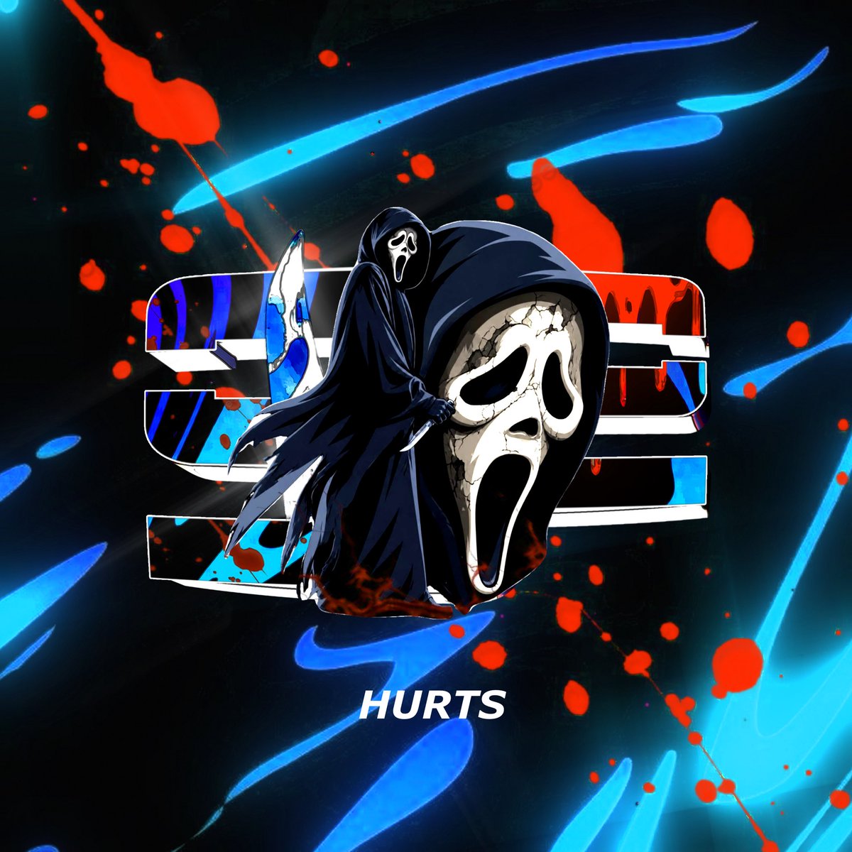 Kovahz's tweet photo. Fineee Here you go. // Ghost Face x Hurts https://t.co/LW9RYiOn0e