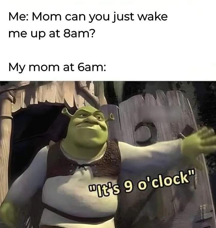Brownboy5201's tweet photo. Me: Wake me up at 8.
My mom at 6: βRise and shine, itβs practically lunchtime!β ππ #Mom #BrownBoyProblems #MorningStruggle #Relatable #IndianMoms https://t.co/X2JyYBK39s