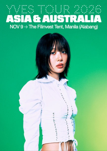 loonatheph's tweet photo. #YvesManila2026
📅 November 09, 2026, 5:30 PM
⛺ The Filinvest Tent, Alabang, Muntinlupa, Metro Manila
🎫 Ticket sales start August 21 @ 10AM: https://t.co/Zycmkbhku7

ℹ️ Ticket Info:

🎫 VVIP (₱8,900)
◦ Earliest entry at 5:30PM
◦ Individual selfie with artist (1 artist: 1 VVIP ticketholder)
◦ Additional individual professional photo with artist taken by photographer (1 artist: 1 VVIP ticketholder)
◦ Hi-touch with artist
◦ Concert admission

🎫 VIP (₱6,800)
◦ Earlier entry at 5:50PM
◦ Group professional photo with artist taken by photographer (1 artist: 5 VIP ticketholders)
◦ Hi-touch with artist
◦ Concert admission

🎫 Early Entry (₱2,900)
◦ Early entry at 6:30PM
◦ Concert admission

🎫 General Admission (₱2,100)
◦ Concert admission

ℹ️ More Info: https://t.co/Zycmkbhku7