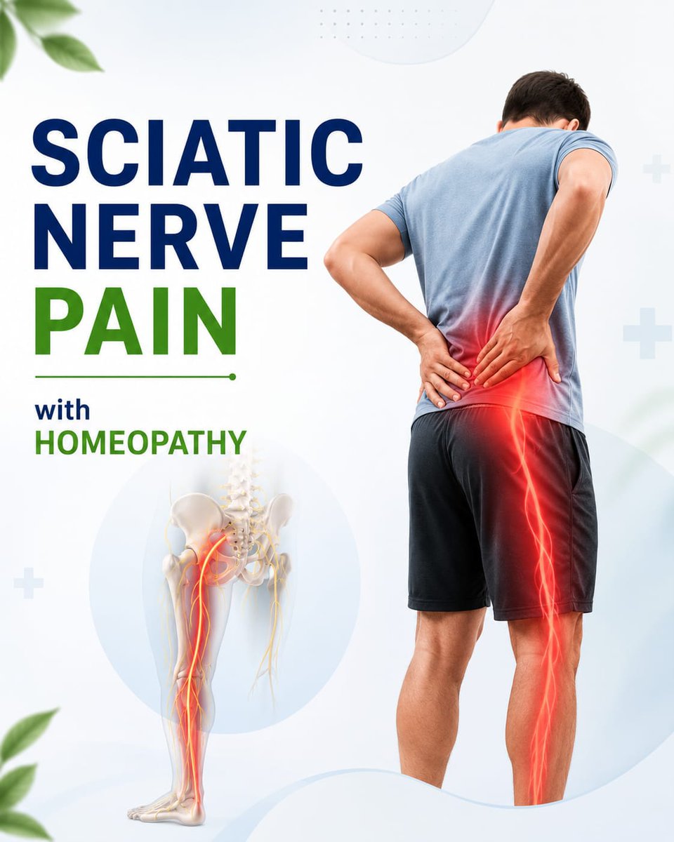 drakpatidar's tweet photo. Struggling with radiating back and leg pain? Discover safe, effective relief from Sciatic Nerve Pain with Homeopathy. Treat the root cause naturally without side effects! 🌿🩺 

#Sciatica #SciaticNervePain #Homeopathy #NaturalHealing #BackPainRelief https://t.co/YAf0vsr8gX