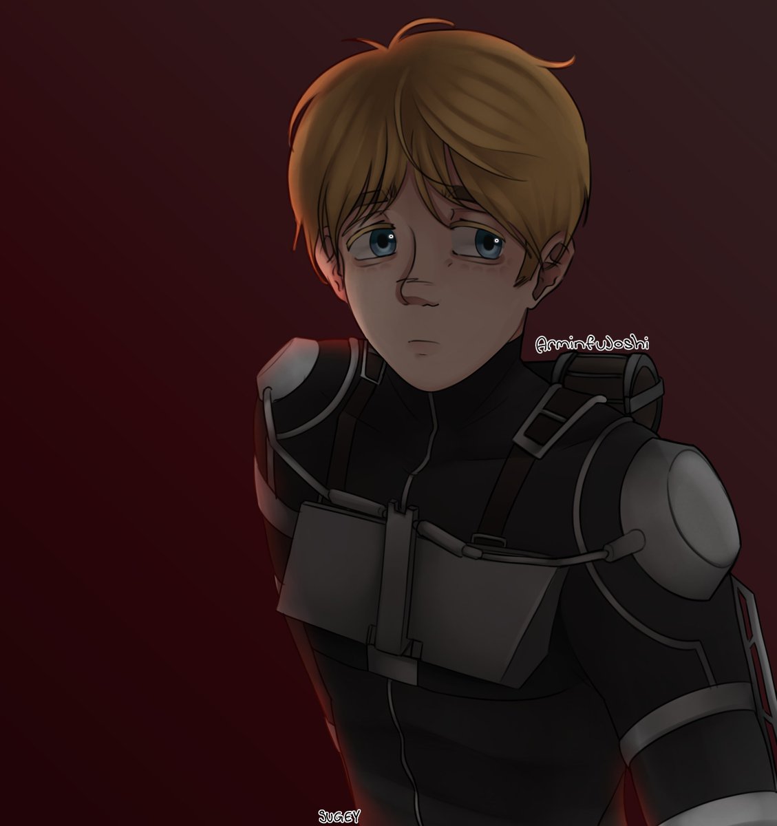 Arminfujoshi's tweet photo. #aot #armin he's like a sad puppy https://t.co/G8McY4OjH8