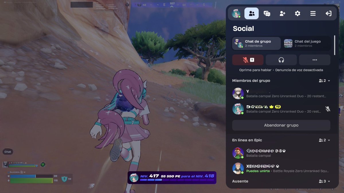 stocolcol's tweet photo. @FortniteStatus  I'm currently having an issue with the in-game voice chat. It randomly turns on and off during matches, and I stop being able to hear my friends. I want to clarify that nobody is muting themselves it just shows up as if voice chat has been disabled. https://t.co/F6UkhIdlCJ