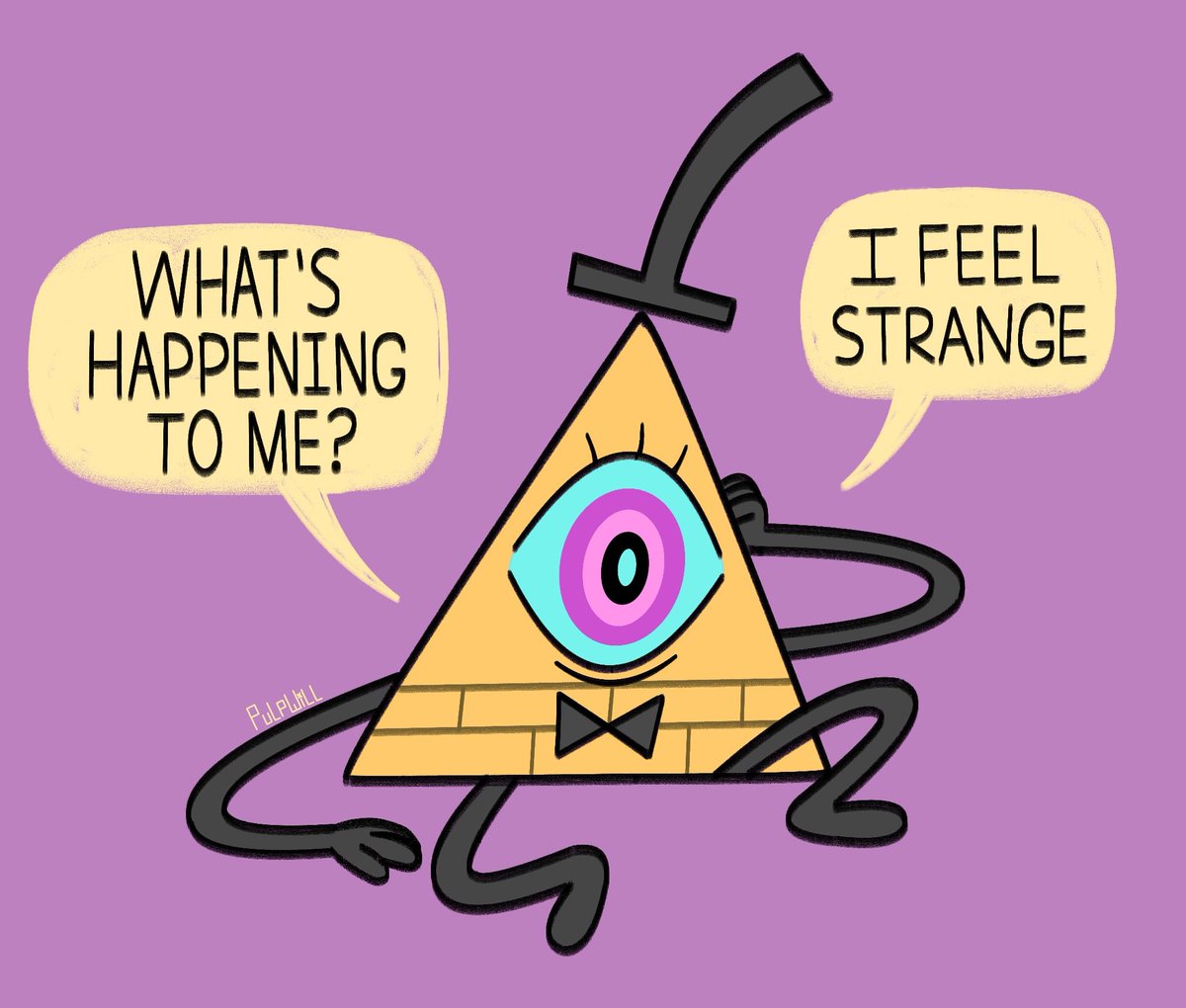 _Pulpwill's tweet photo. Bill comenzó a alucinar.
#gravityfallsfanart #billcipher https://t.co/0miECcuHIZ