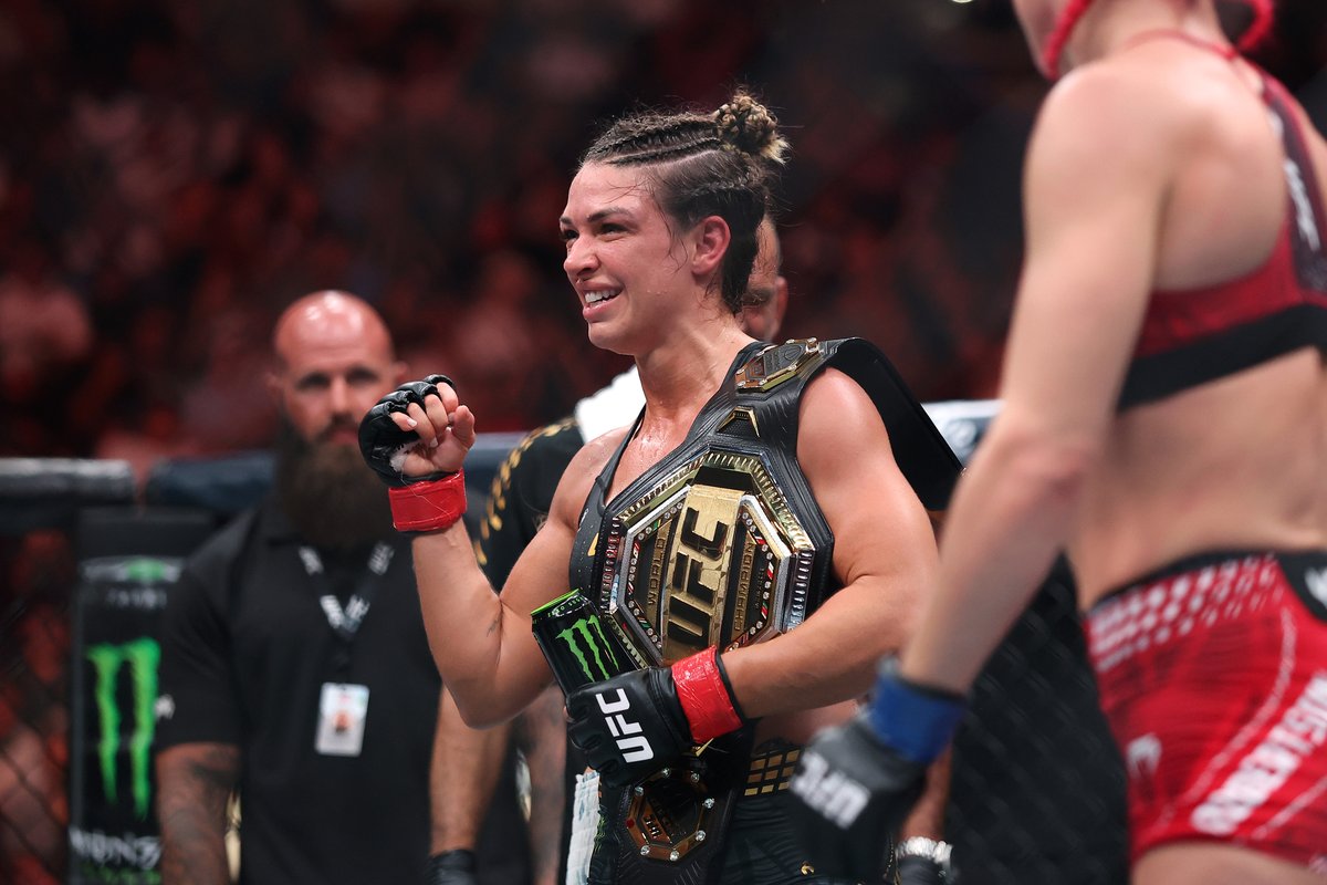 UFC_AUSNZ's tweet photo. That #AndStill feeling 🏆

Who do you want to see Mackenzie Dern fight next? https://t.co/D0Qw0e9avz