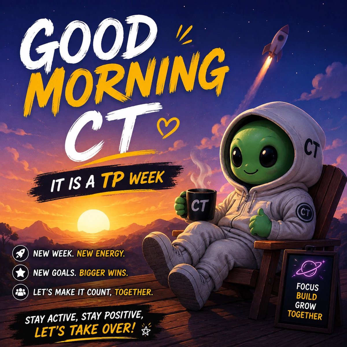big19275's tweet photo. Gm CT 
It is a new week, Bigger wins. https://t.co/SCciU4ju29