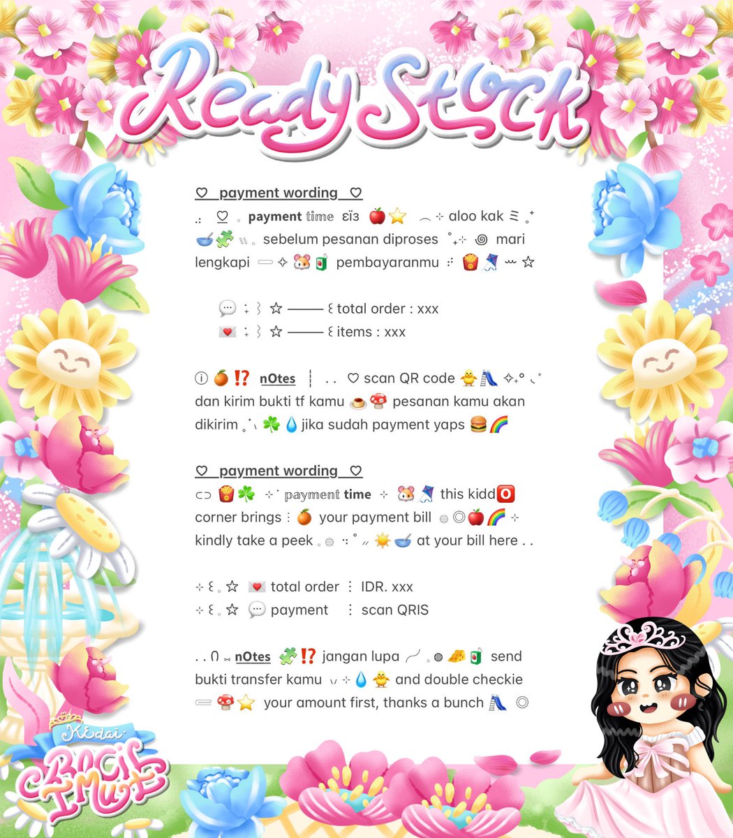 umbqi's tweet photo. ⠀
⸝⸝  🎀  യ₊  help retweet?  𓐍  

💭 𖣠  ⊹  . .  🇮🇩 SPECIAL 17 AGUSTUS  𓈀 ☀️☘️ ♡  kath bawain  🥣  ◎  wording payment ready stock  ˚⸝⸝  🍰🌸 with price special  ꒰ IDR. https://t.co/88tLSsY18m ꒱  Ი ⑅ 🐰 ⟡  take melalui dm ya  👛🧁  ◠  ꕤ 

 ..  ミ  💌  ⟡ #zonauang  𖠗
⠀