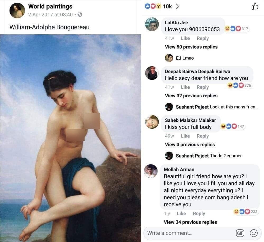 WorldWarPoo's tweet photo. Indians hitting on a painting https://t.co/9tOzKRj2xw